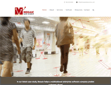 Tablet Screenshot of mosaicdatascience.com
